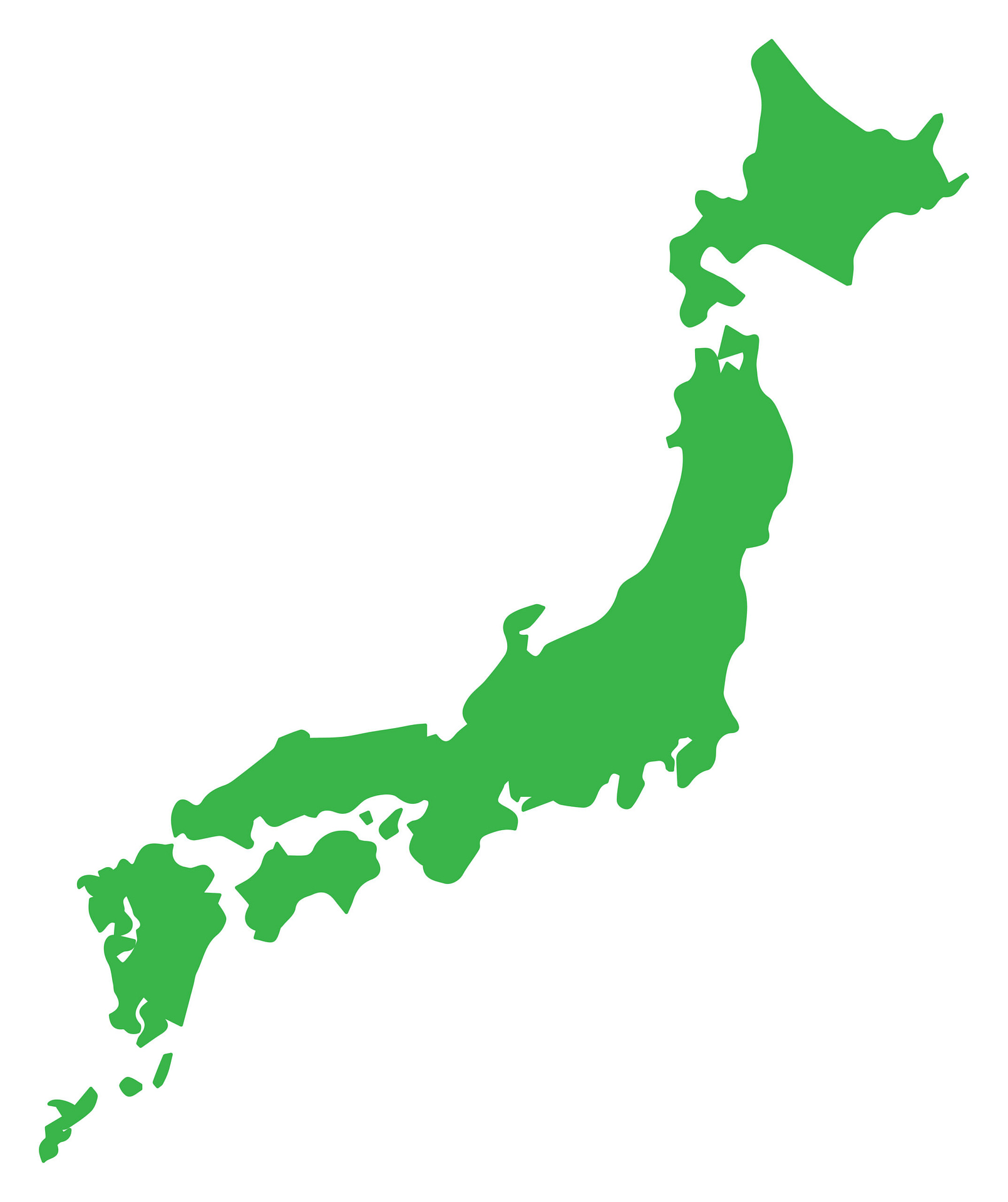 栃木（上三川）物流センターからの全国配送網